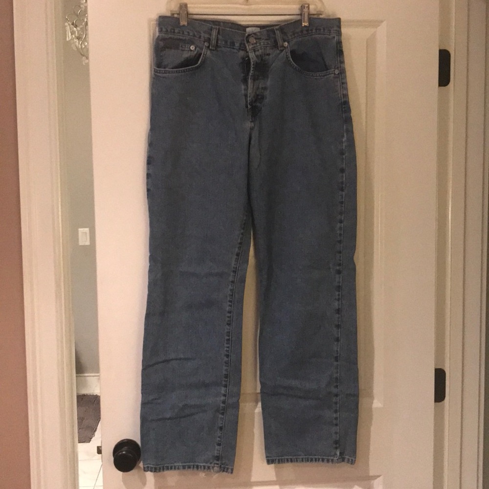 Size 11 Calvin Klein boyfriend Jean.  Button fly